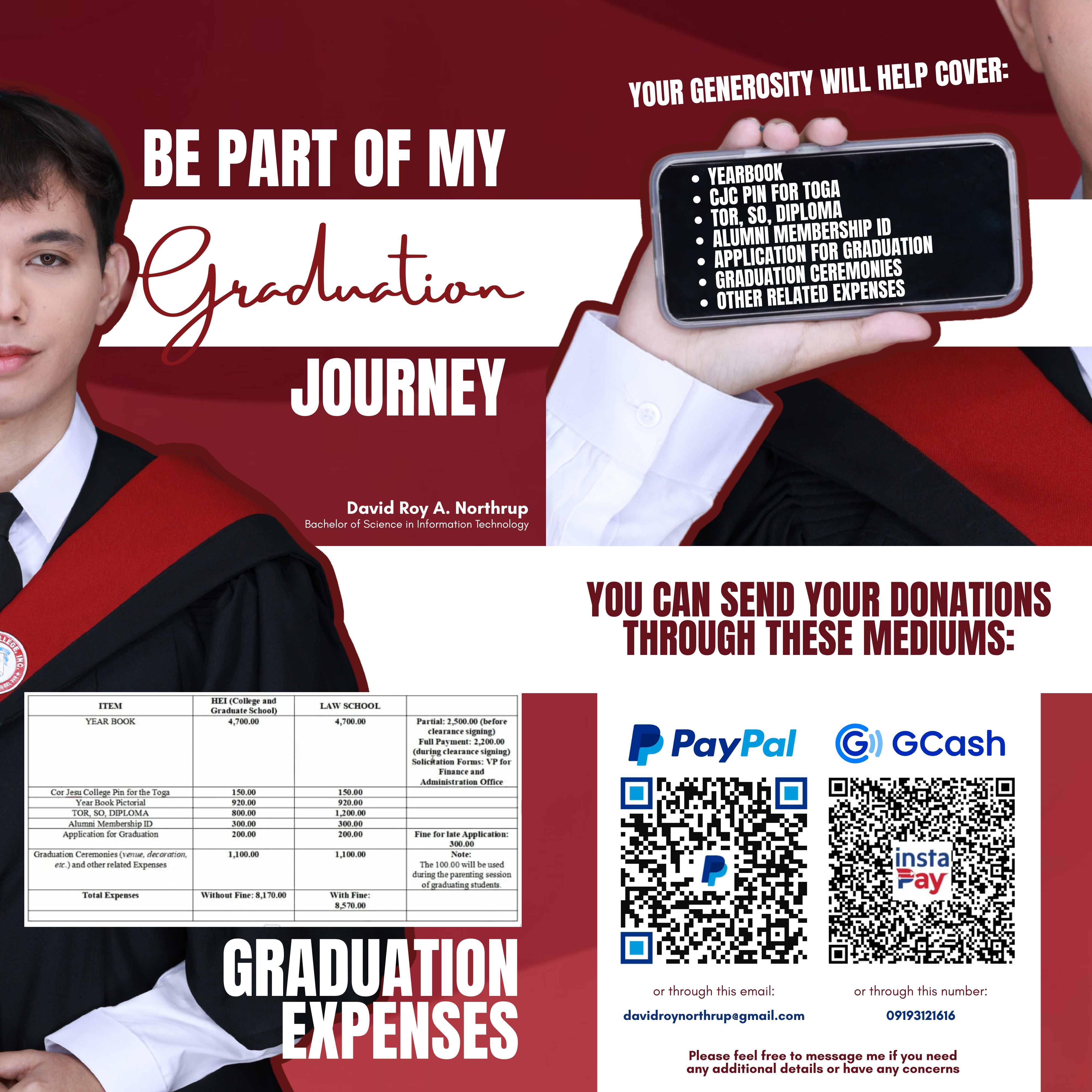Grad donation post pubmat